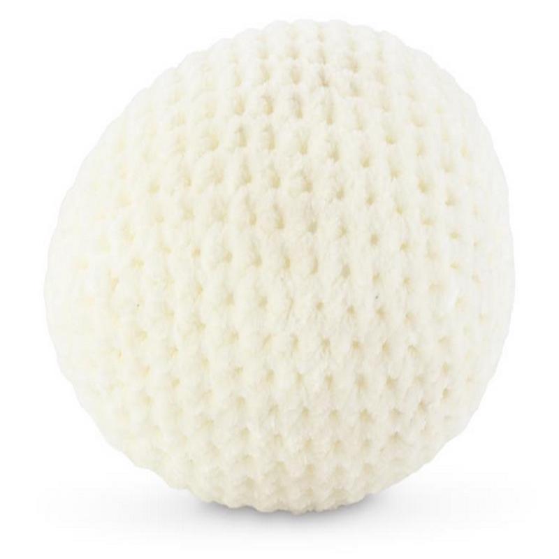White Crochet Egg 2.5in