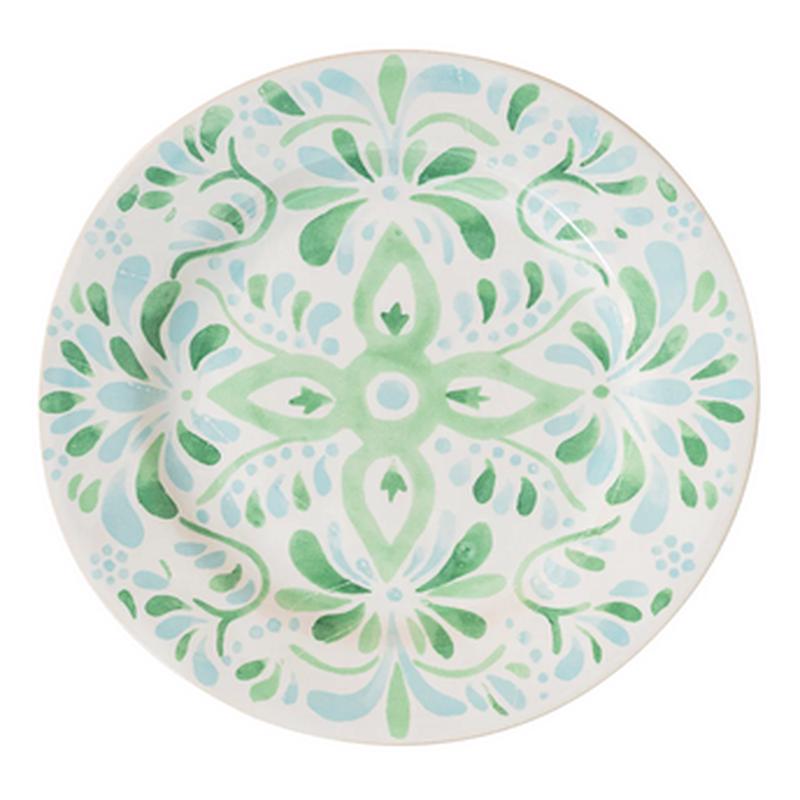 Iberian Dessert/Salad Plate - Sage Set of 4