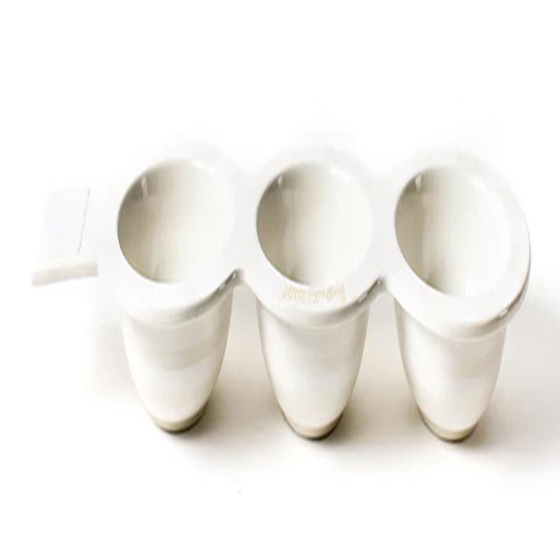 Happy Everything White Stripe Mini Trio Bowl