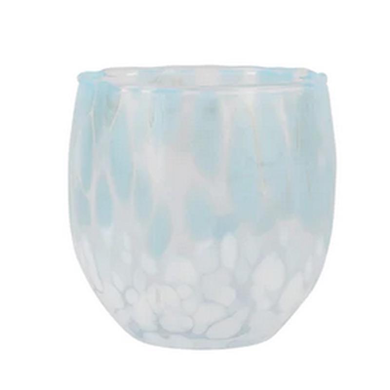 Nuvola Light Blue and White Double Old Fashioned Set of 2