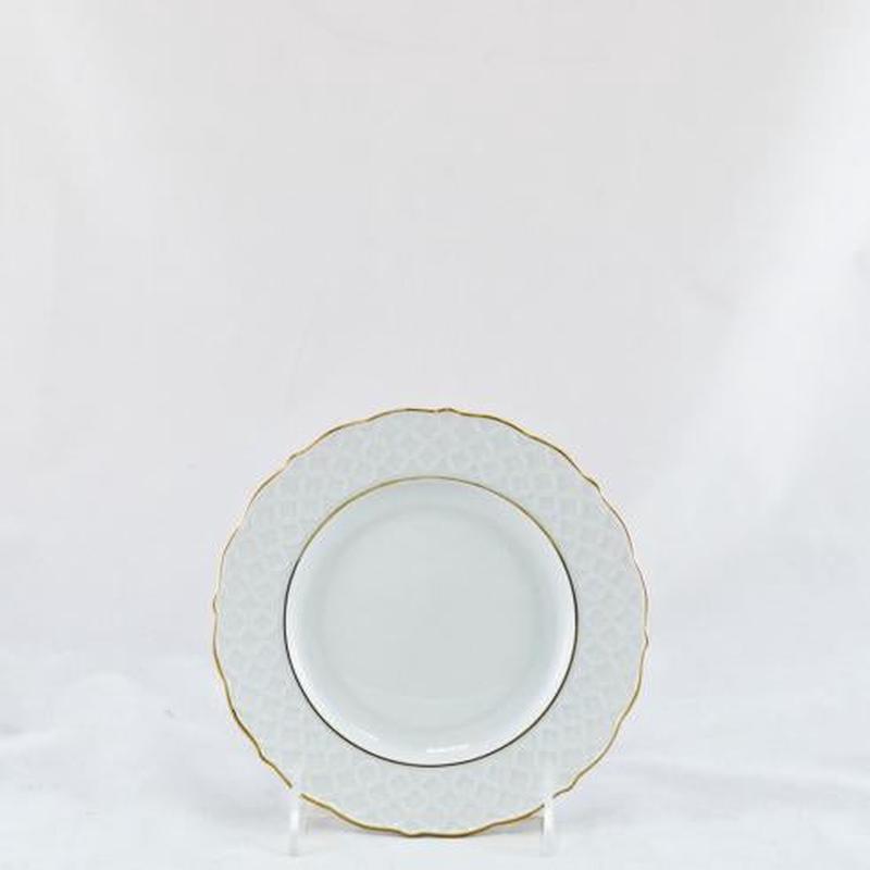 Empire White with Gold Bread and Butter Set of 2
