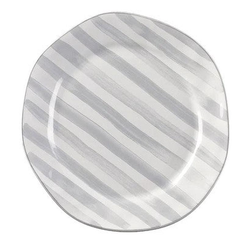 Azores Stripe Salad Greige Shimmer