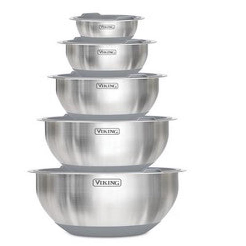10 Piece Mixing Bowl Set- Gray