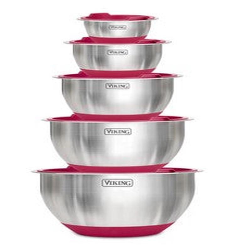 10 Piece Mixing Bowl Set- Red