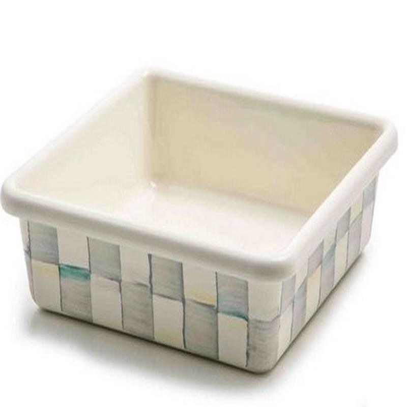 Sterling Check Enamel Baking Pan- 8"