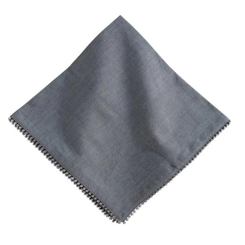 Berry Trim Napkin- Flint Set of 4