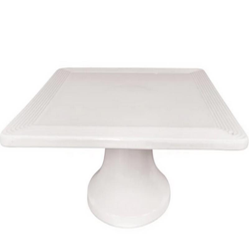 Pinstripes Square Pedestal