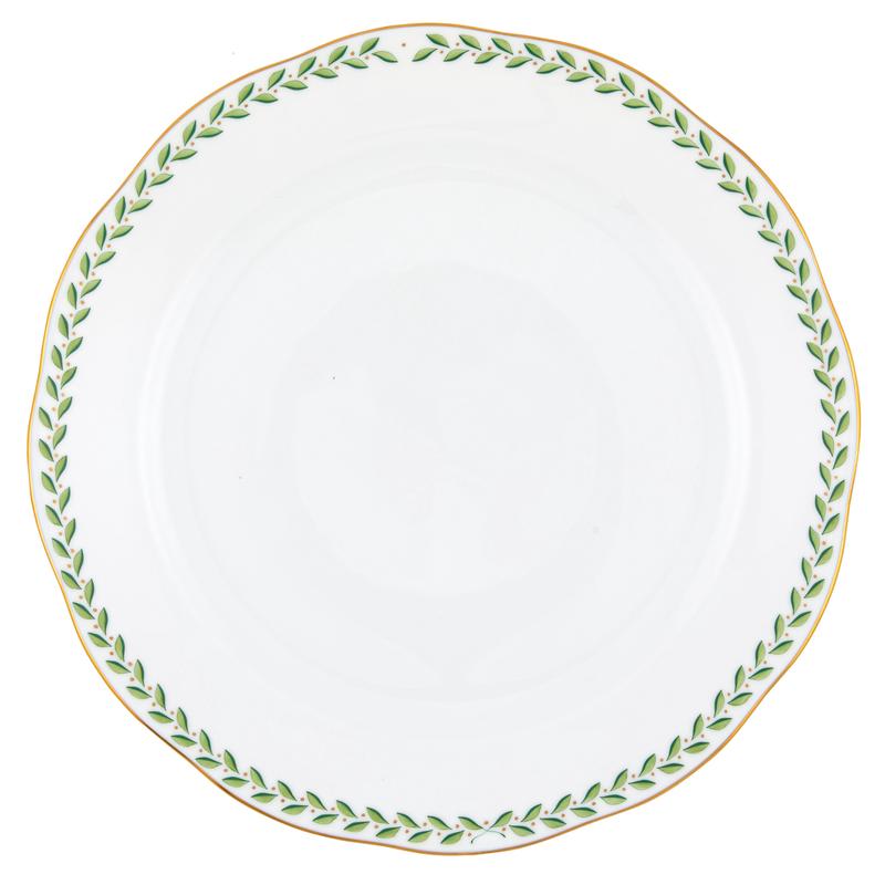 Green Laurel Dinner Plate