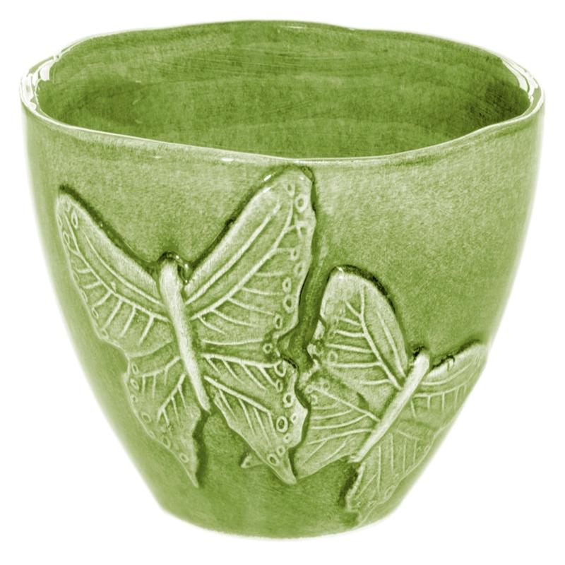 Green Butterfly Bowl Set of 2