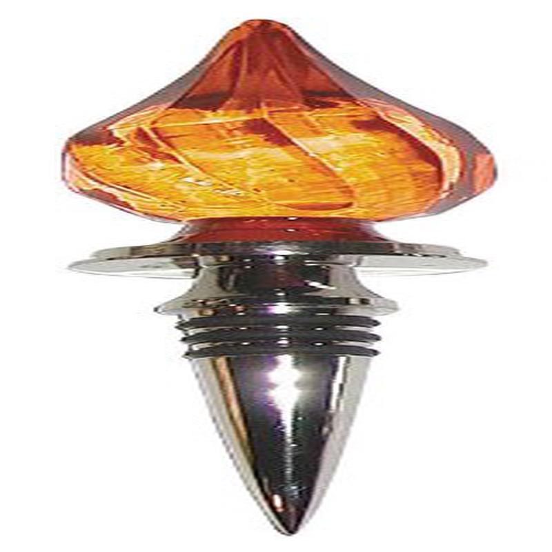 Amber Drop Bottle Stopper