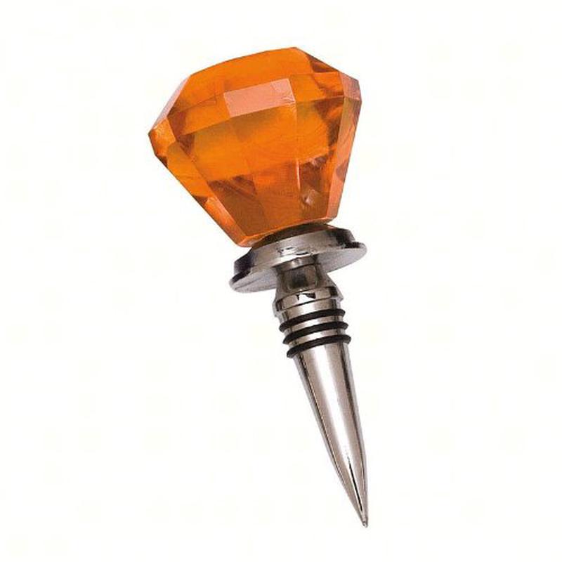 Amber Wine Knob Stopper