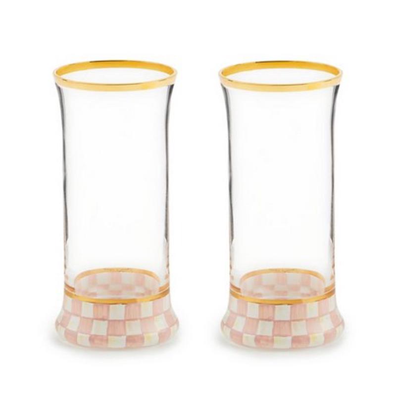 Rosy Check Highball Set of 2