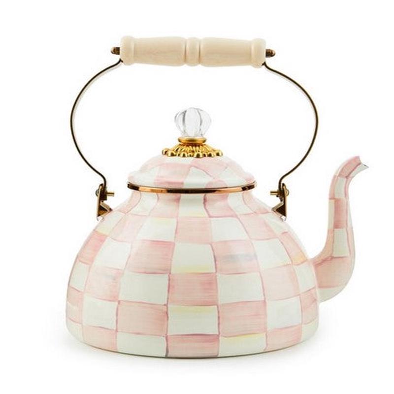 Rosy Check Tea Kettle 3 Quart