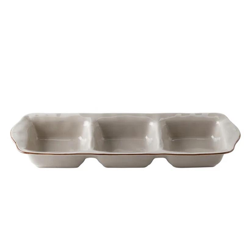 Cantaria Three Part Tray Greige