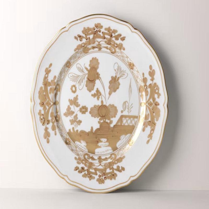 Ginori Charger Plate Oriente Italiano Aurum