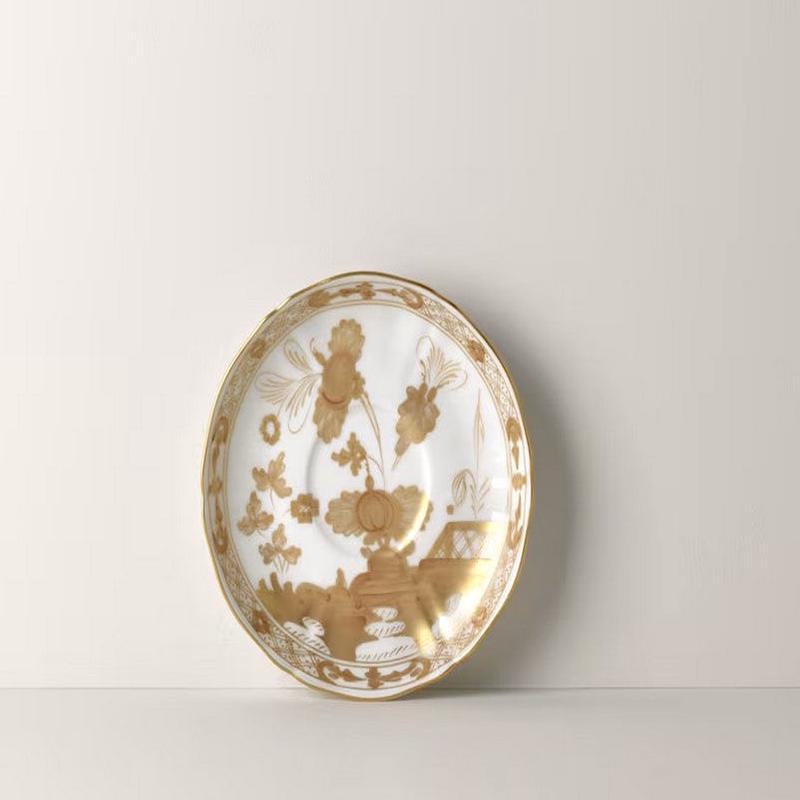 Ginori Tea Saucer Oriente Italiano Aurum