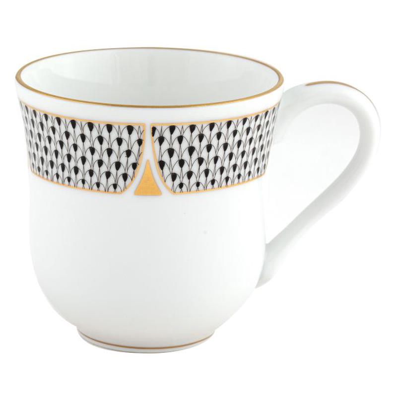 Art Deco Mug Black