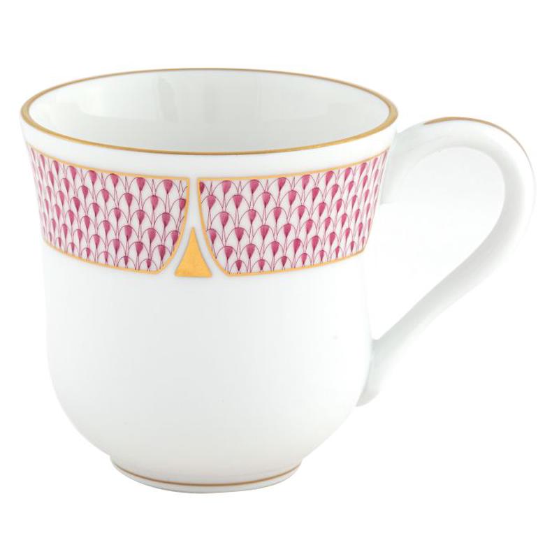 Art Deco Mug Raspberry