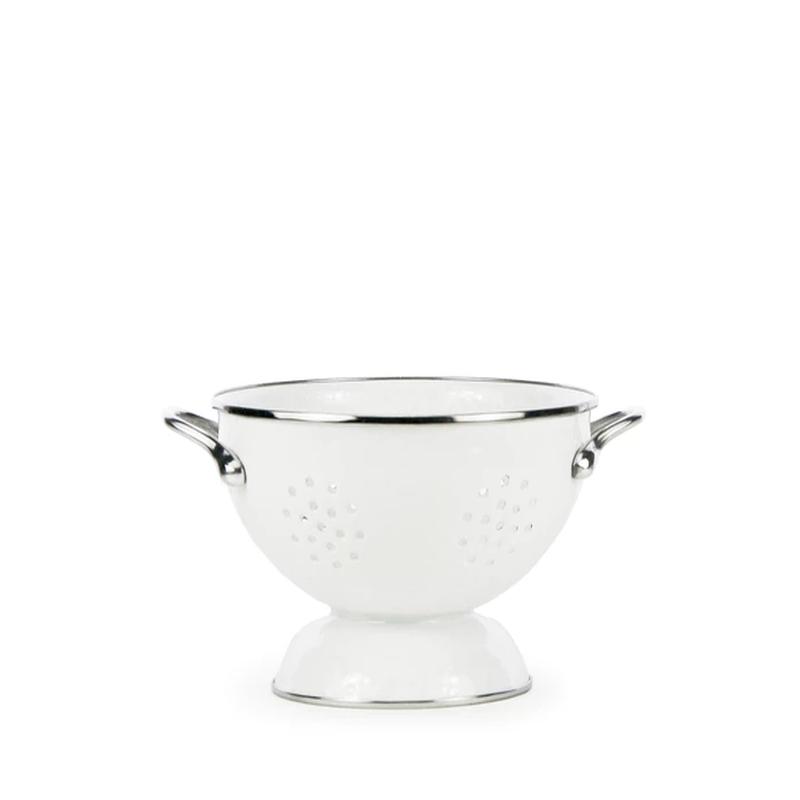 Colander Medium Solid White