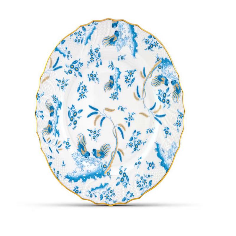Ginori Charger Plate Oro Di Doccia Turchese