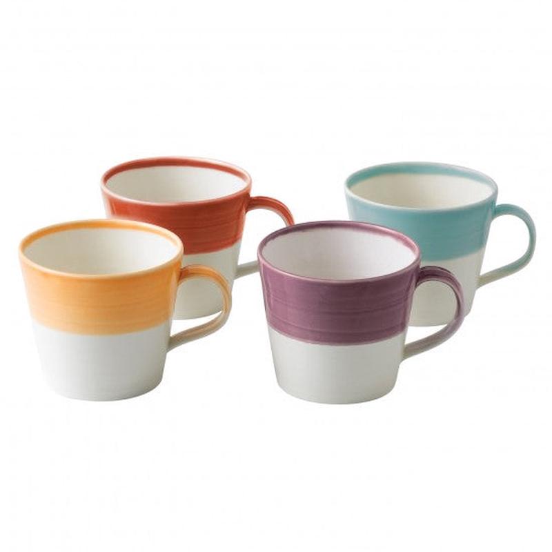 1815 Bright Colors Mugs S/4