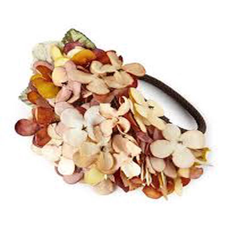 Antique Hydrangea Napkin Ring Sienna
