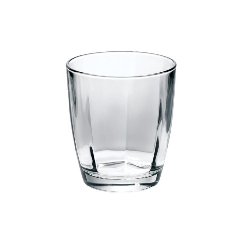 Optical Smoke Gray Double Old Fashioned Set of 4