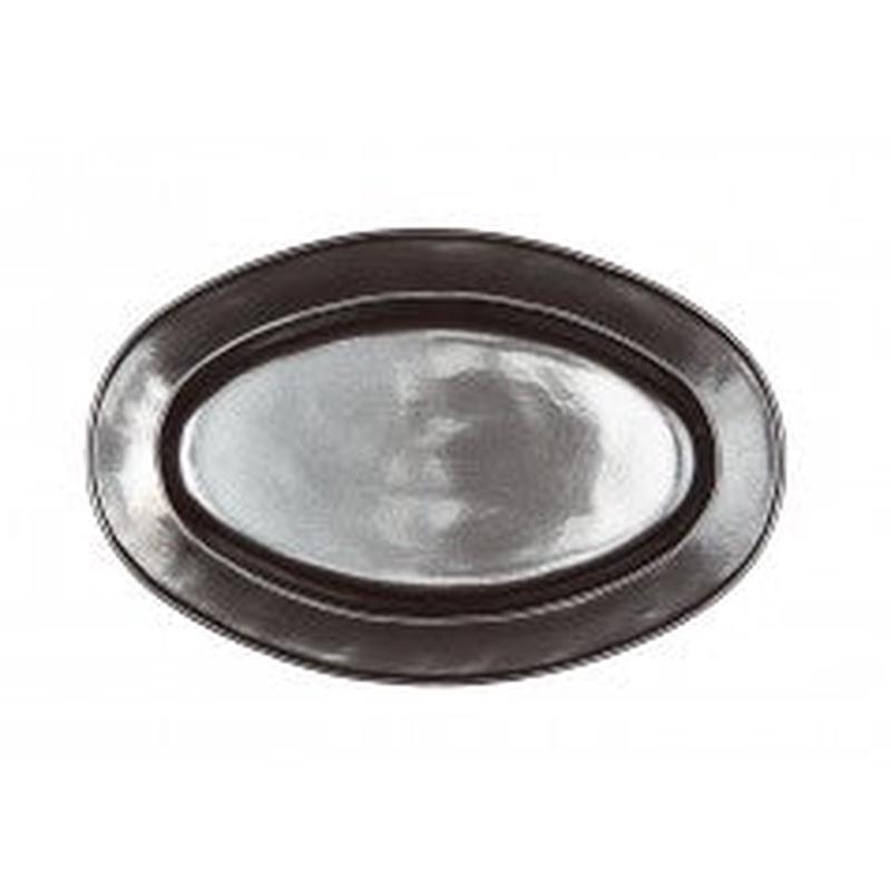 Pewter Stoneware Platter 15"