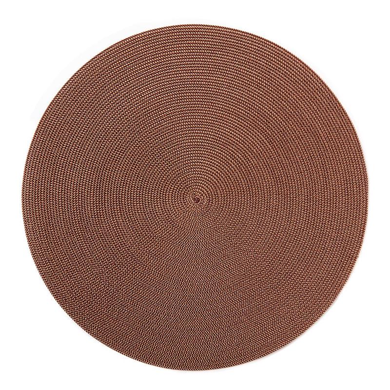 Round Placemat -Gold/Plum Set of 2