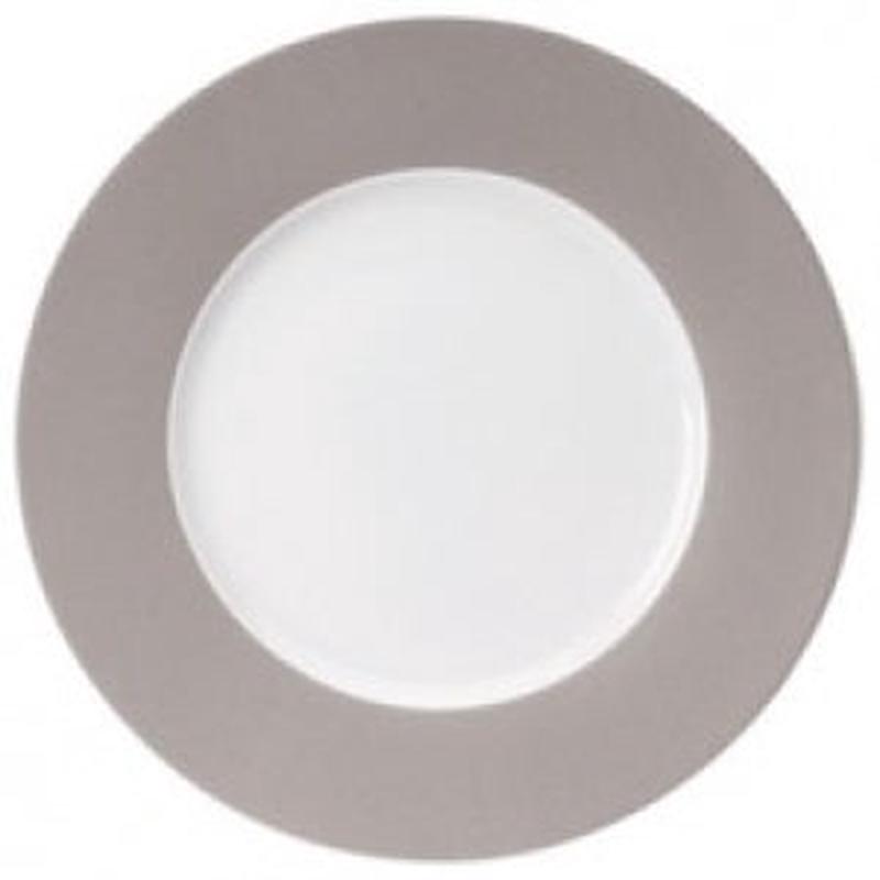 Indienne Powder Gray Presentation Plate