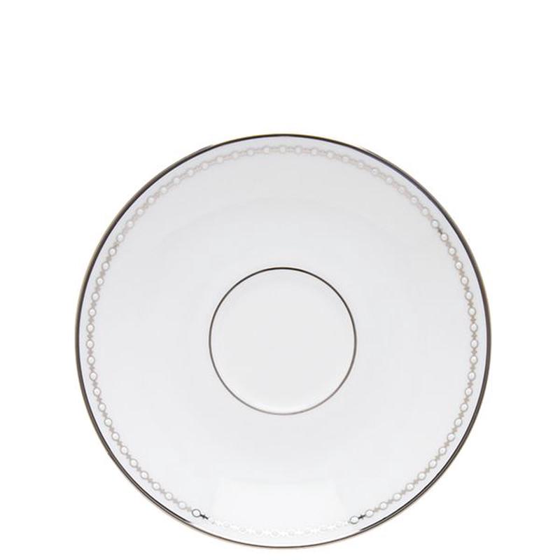 Pearl Platinum Tea Saucer Set of 3 & Bread and Butter Plate