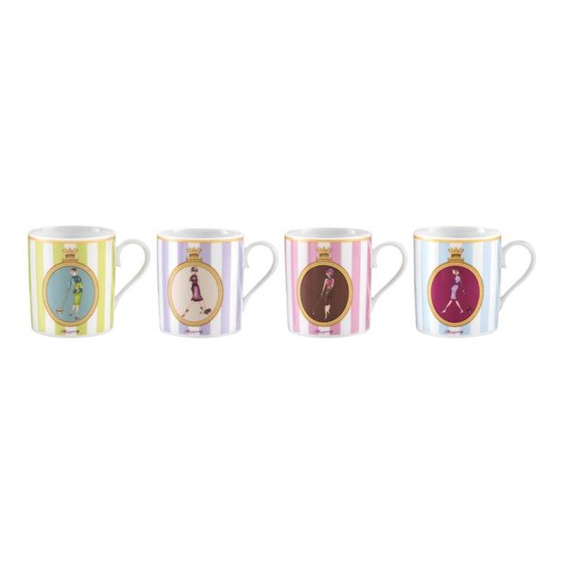 Shopping Set/4 Mugs