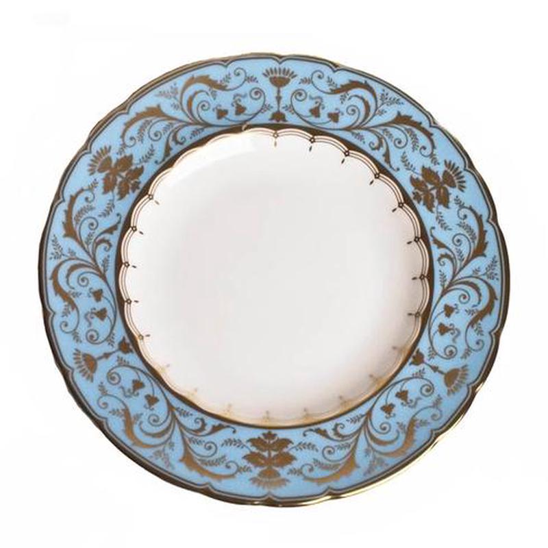 Darley Abbey Harlequin Dinner Plate Duck Egg