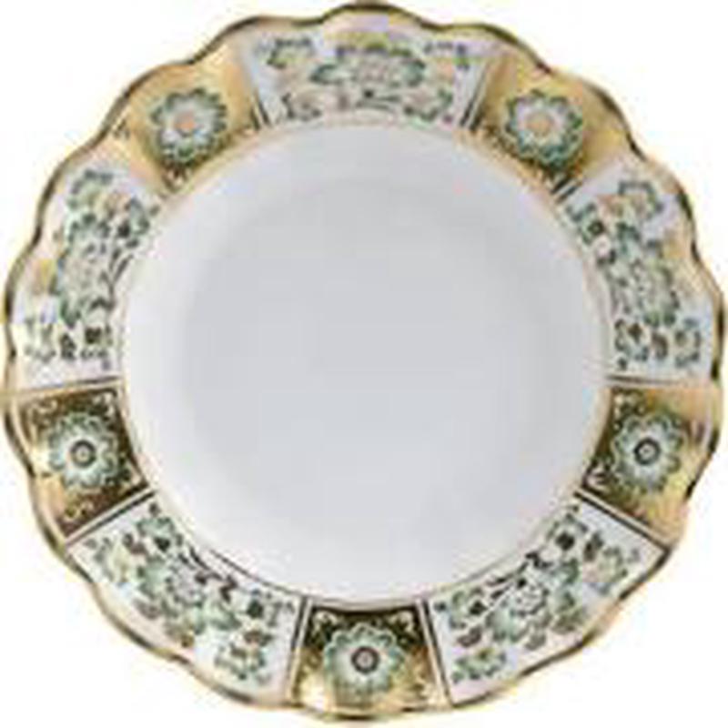 Derby Panel Fluted Dessert Plate