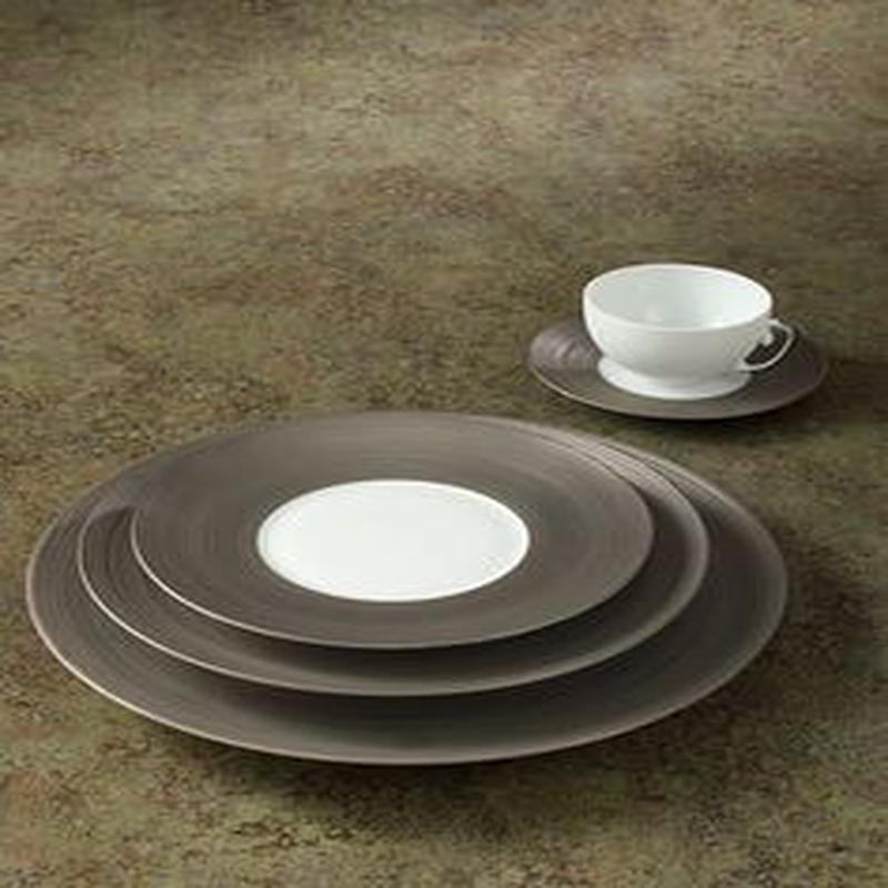 Hemisphere Bread & Butter Plate Platinum