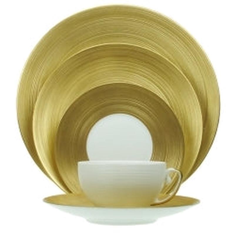 Hemisphere Tea Saucer Gold