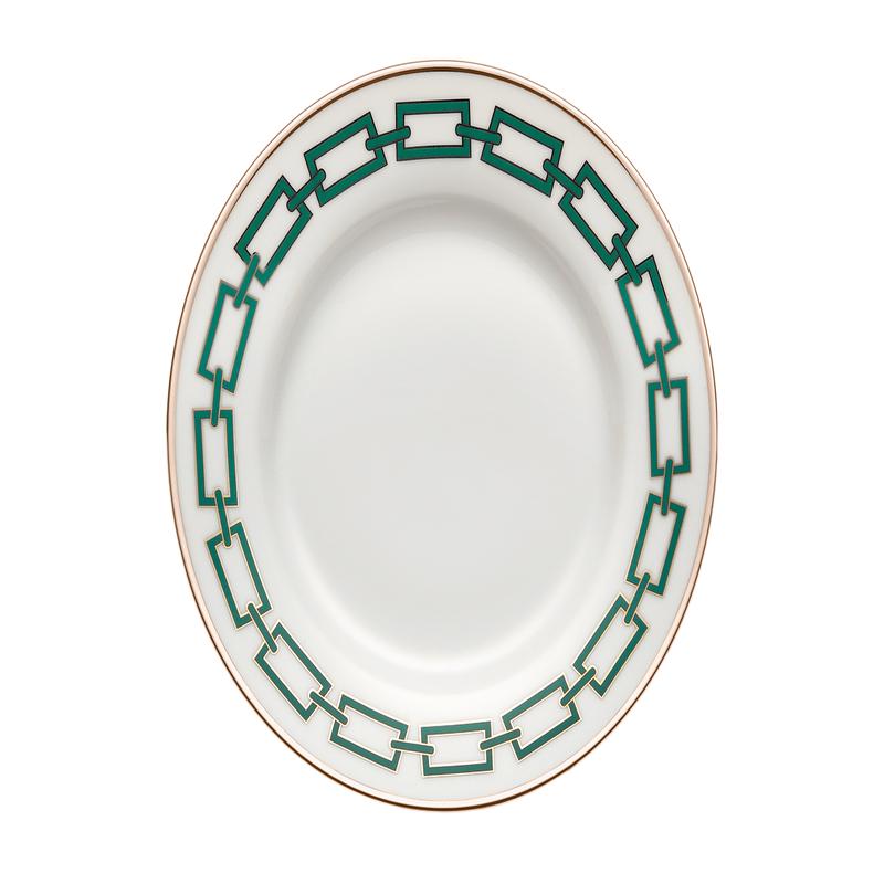 Catene Smeraldo Dessert Plate Emerald