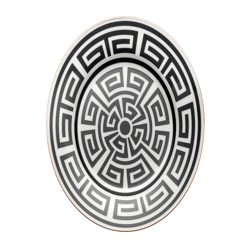 Labirinto Dessert Plate Black