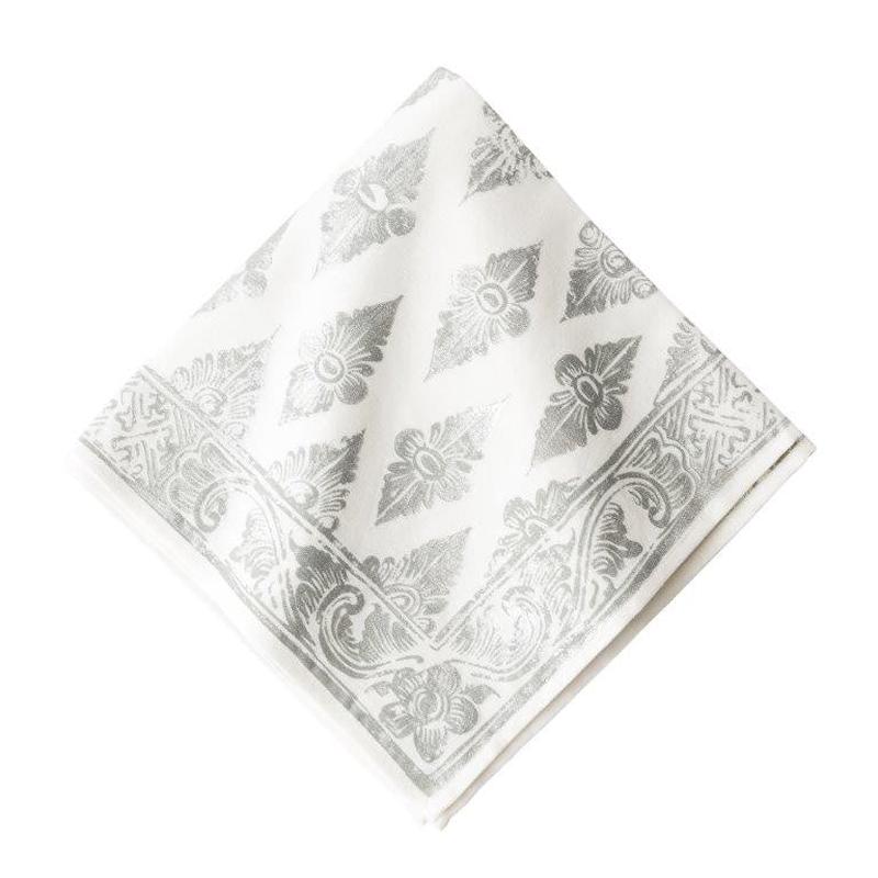 Florentine Gypsy Napkin- Silver/Whitewash set of 4