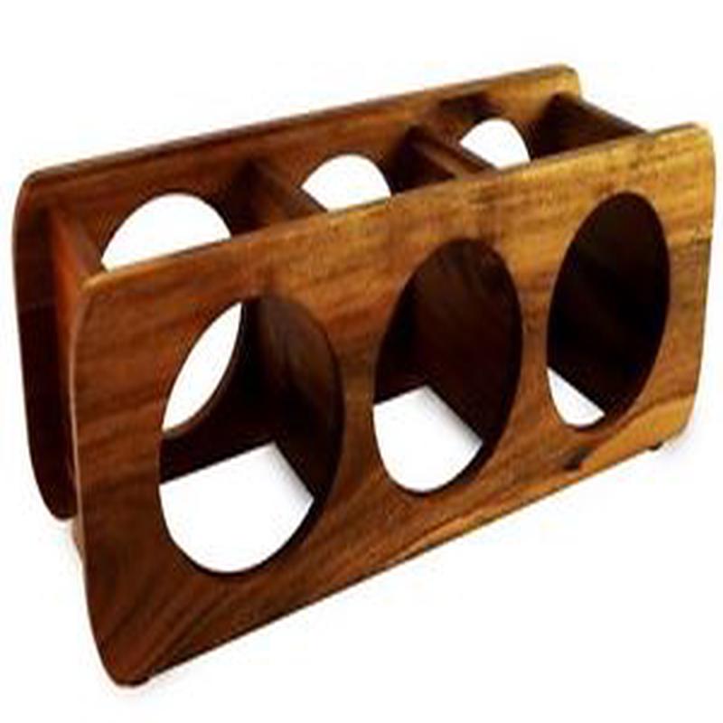 Acacia 3 Bottle Wine Rack