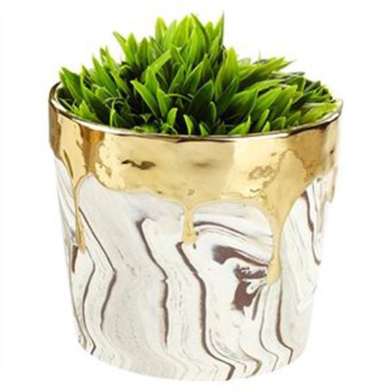 Angelina Small Cera Planter Beige