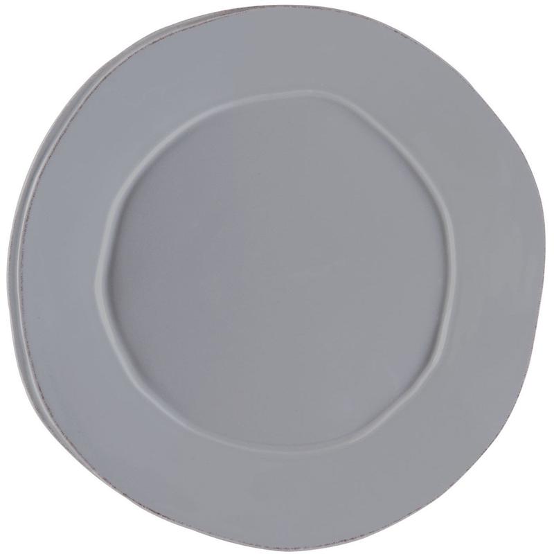 Lastra Gray Round Platter
