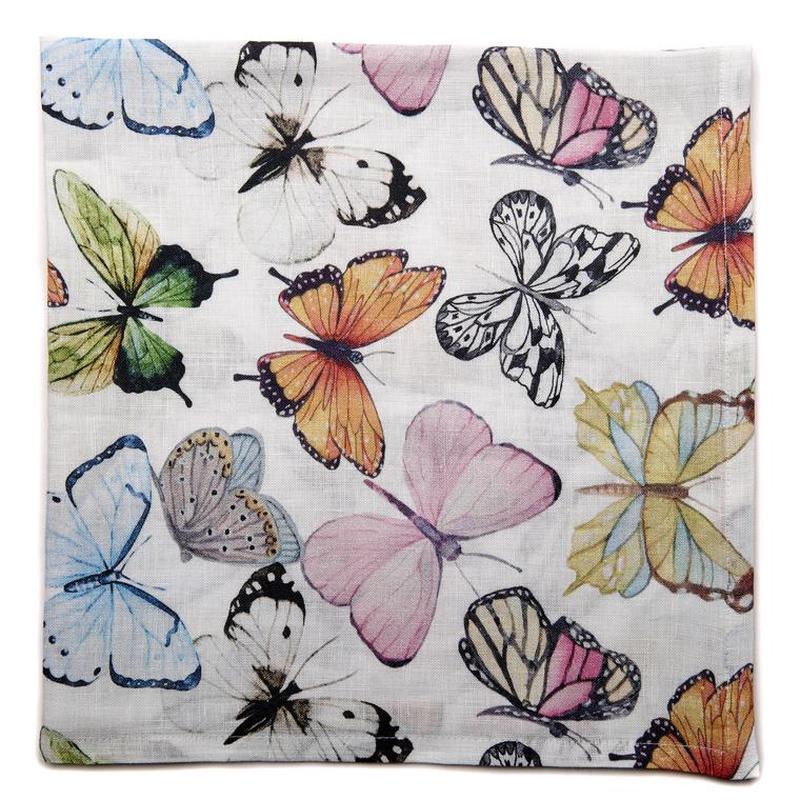 Pastel Butterflies Napkin