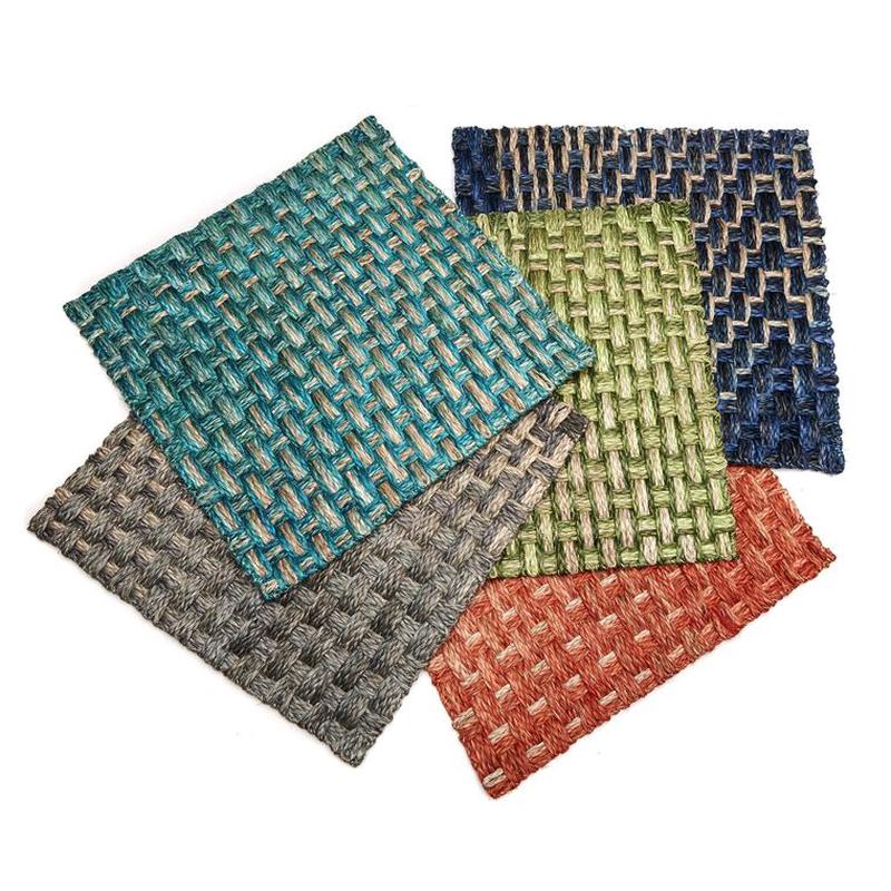 Sala Sala Weave Sq Placemat -Coral Set of 2