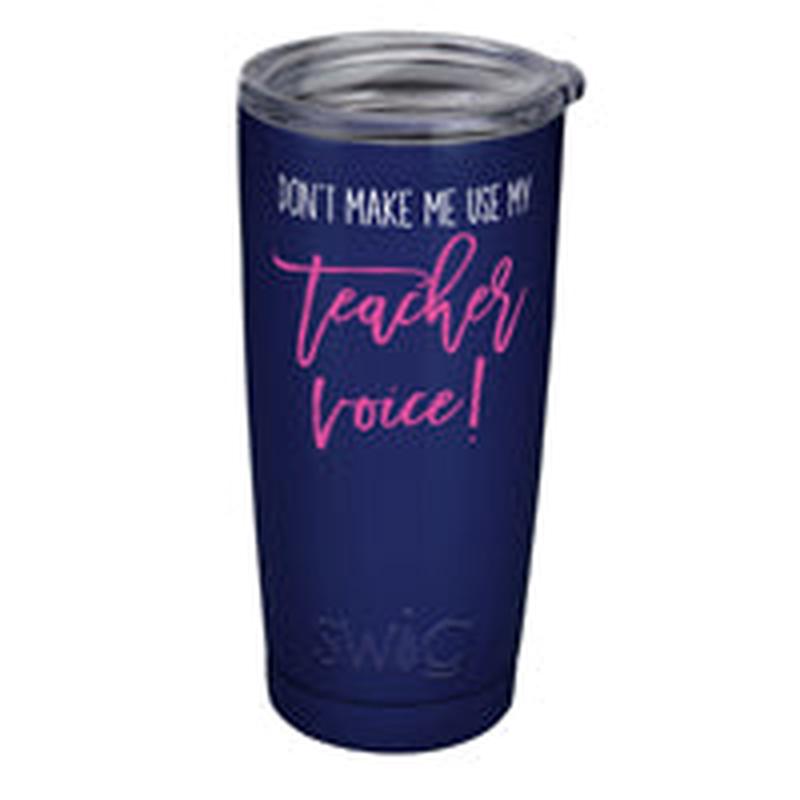 Teacher Voice Tumbler 20 oz