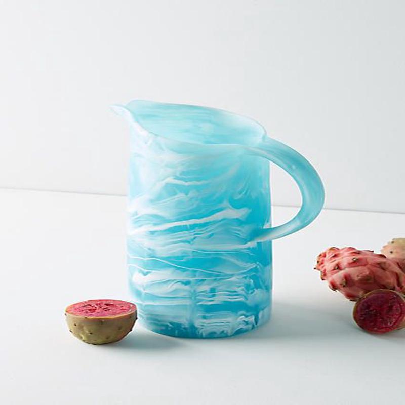 Classical Jug-Aqua Swirl
