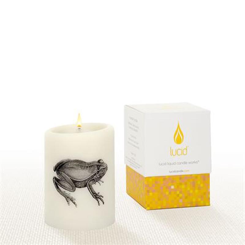 Pillar Candle 4" Frog