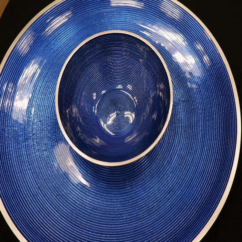 Illustra 6" Bowl SLVR/Blue