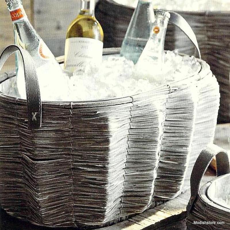 Mireval Wood Strip Party Bucket Large