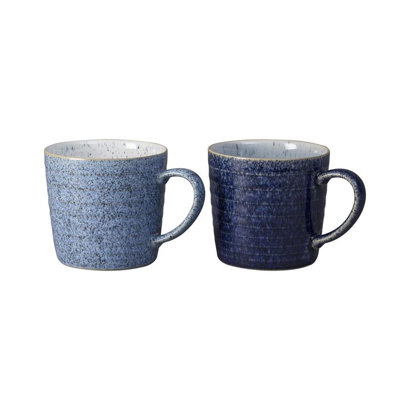 Studio Blue Ridged Mug Set of 2